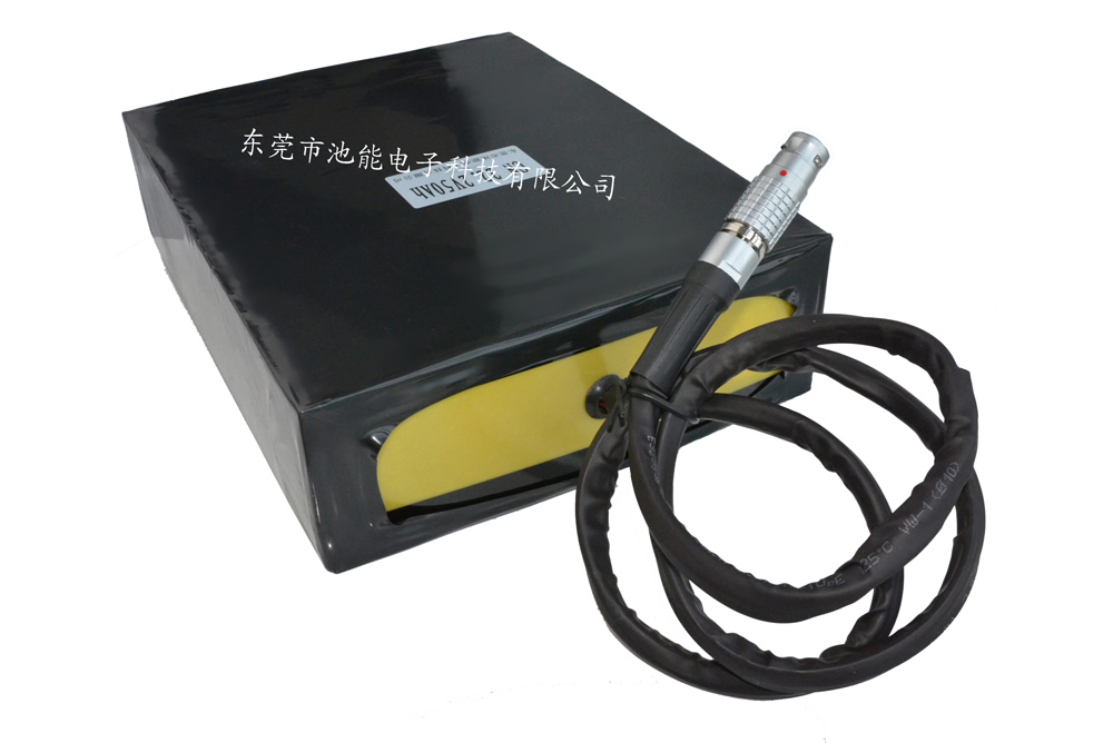 工業(yè)設(shè)備鋰電池 24V50000mAH 帶航空插頭