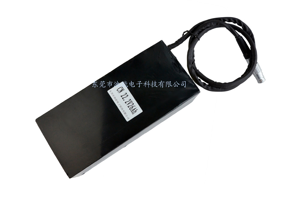 工業(yè)設(shè)備鋰電池24V26000mAH 帶航空插頭