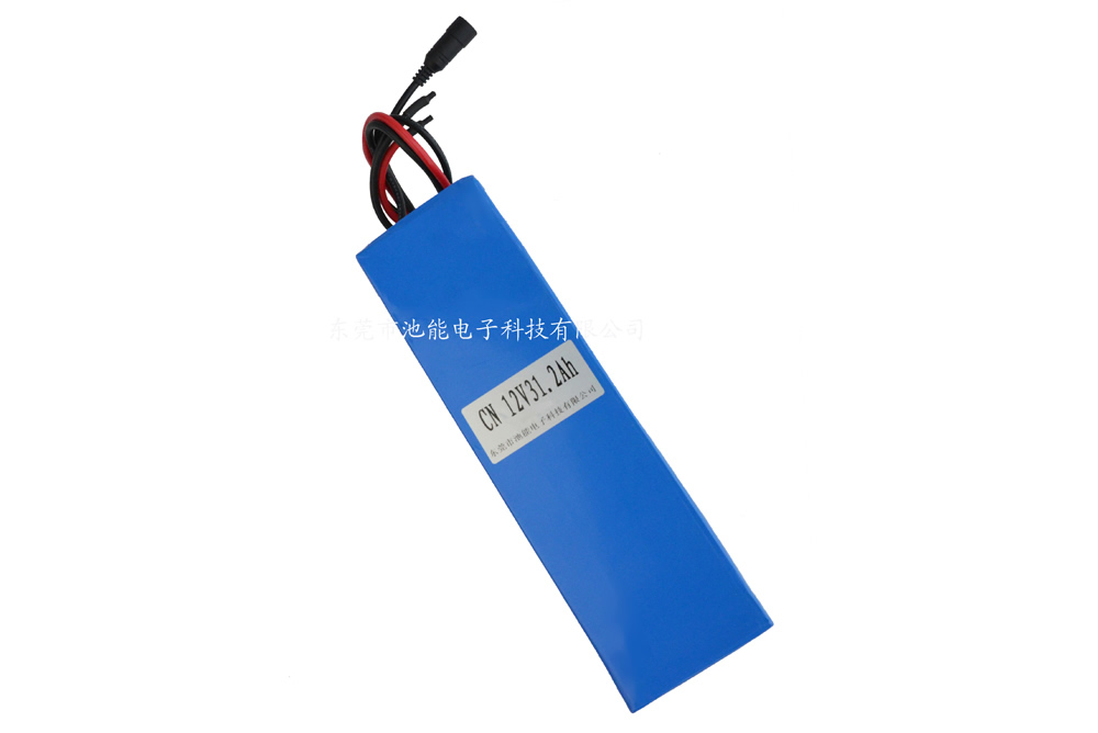 海洋檢測儀器鋰電池12V31200mAh 帶防水插頭