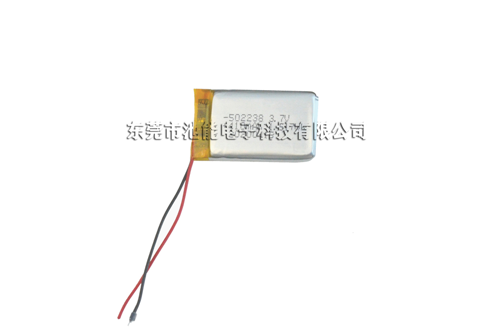 502238聚合物鋰電池3.7V410mAh